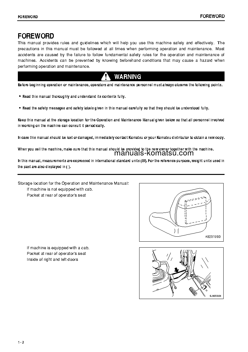Protected: D31PX-21(JPN) S/N 50501-UP Operation manual (English)