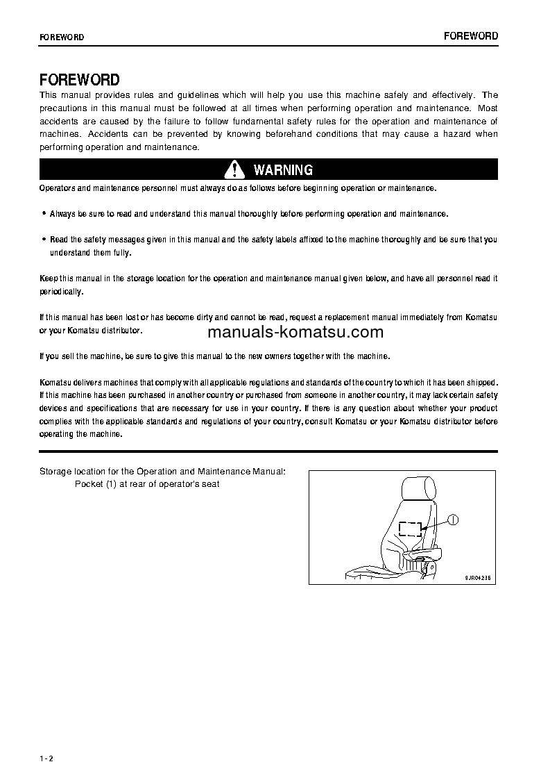 Protected: WA600-6(JPN) S/N 60001-60360 Operation manual (English)