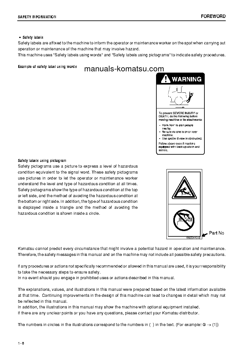 Protected: WA600-6(JPN) S/N 60001-60360 Operation manual (English)