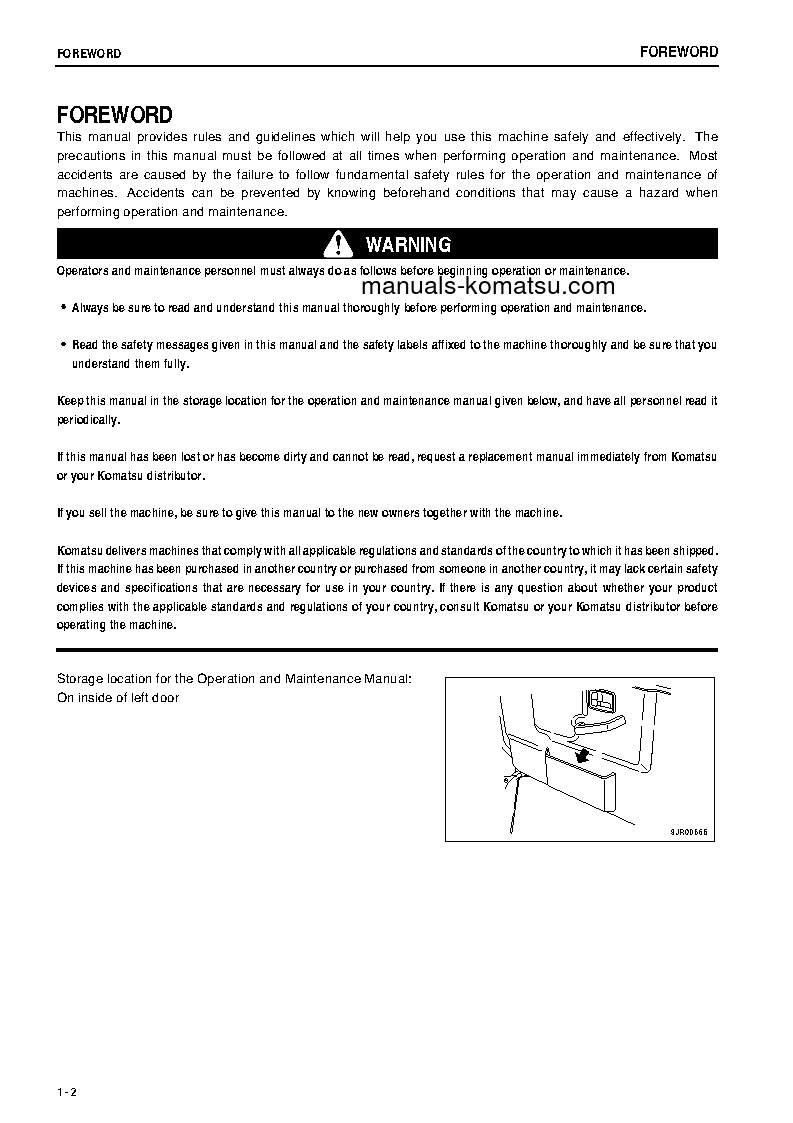 Protected: HM400-1(JPN) S/N 1001-1275 Operation manual (English)