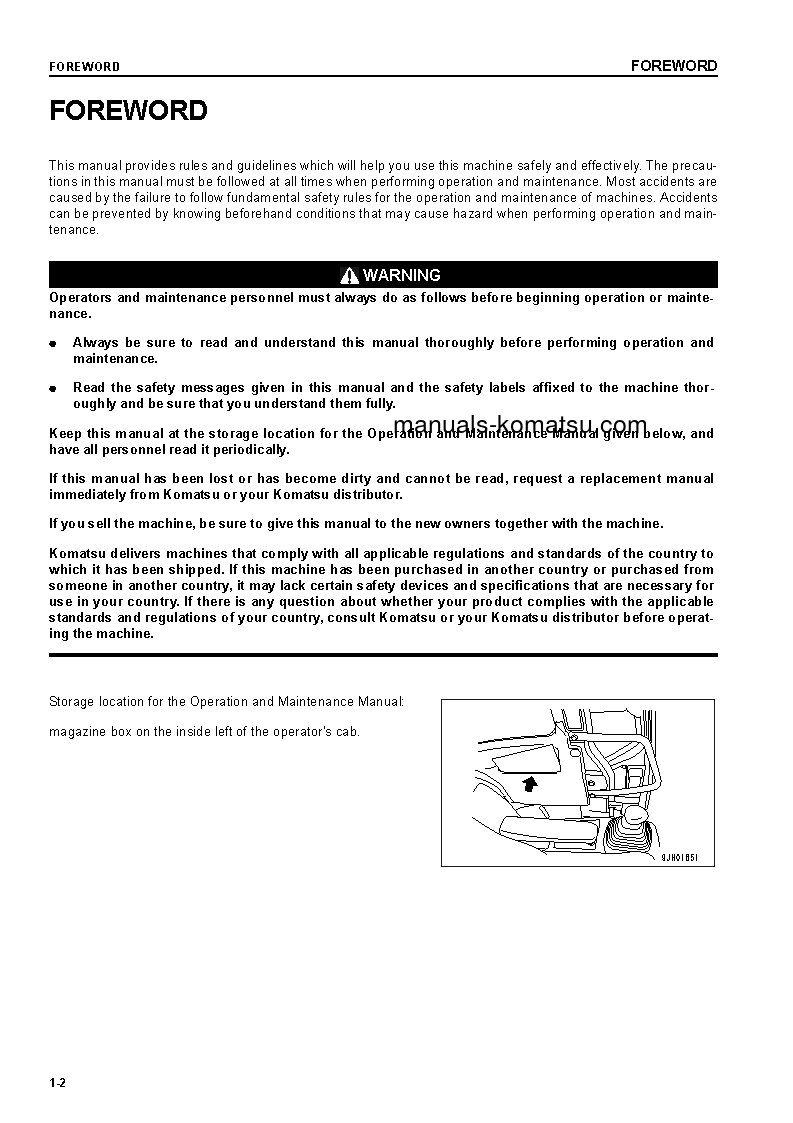 Protected: PC308USLC-3(JPN) S/N 20001-UP Operation manual (English)