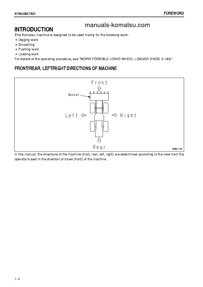 Protected: WA500-6(JPN) S/N 55001-UP Operation manual (English)