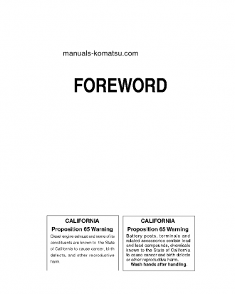 WA480-6(JPN) S/N 85001-UP Operation manual (English)