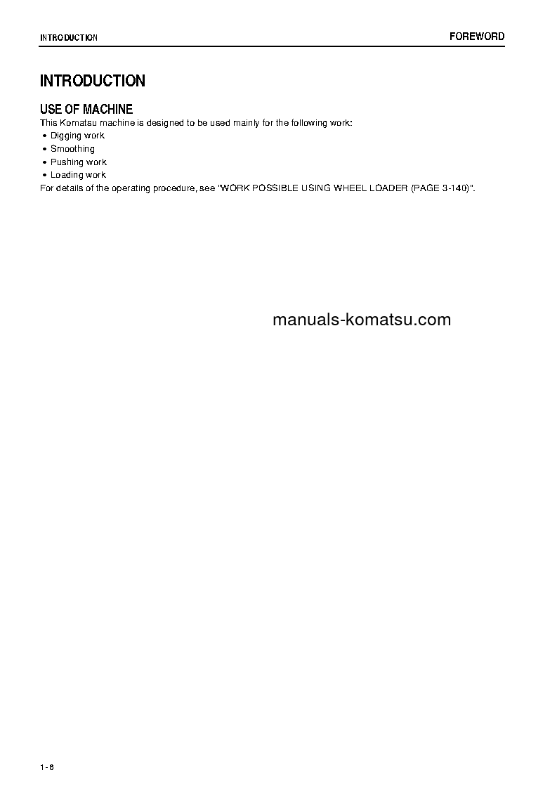 Protected: WA450-6(JPN)-FOR N. AMERICA S/N 66001-UP Operation manual (English)