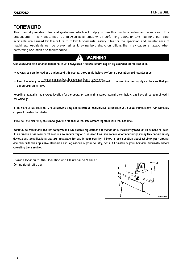 Protected: HM400-2(JPN) S/N 2001-2371 Operation manual (English)