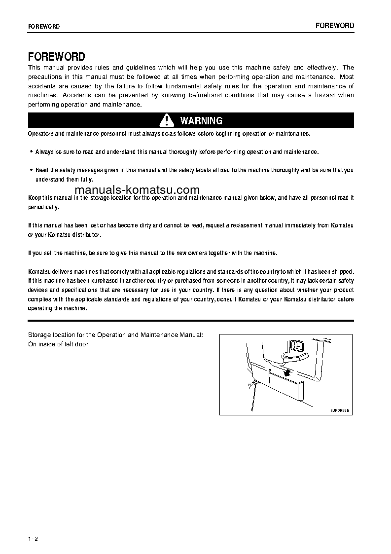 Protected: HM350-2(JPN) S/N 2001-2163 Operation manual (English)