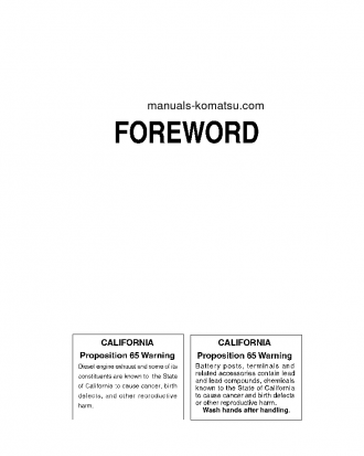 D475A-5(JPN)-E0 S/N 30001-30070 Operation manual (English)