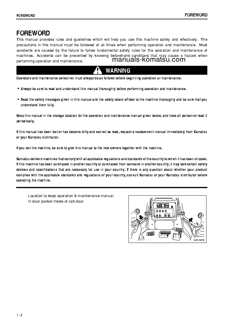 Protected: D475A-5(JPN)-E0 S/N 30001-30070 Operation manual (English)