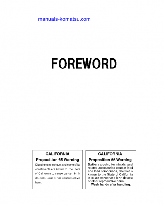 PC270-8(JPN) S/N 20001-UP Operation manual (English)