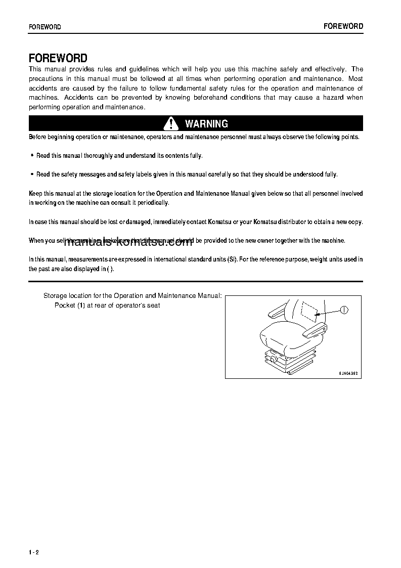 Protected: WA200L-5(JPN) S/N 65629-68581 Operation manual (English)
