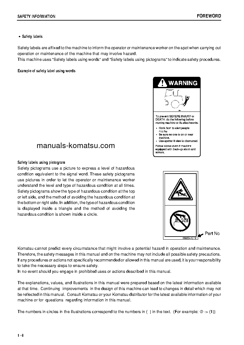 Protected: WA320-5(JPN) S/N 60676-61337 Operation manual (English)