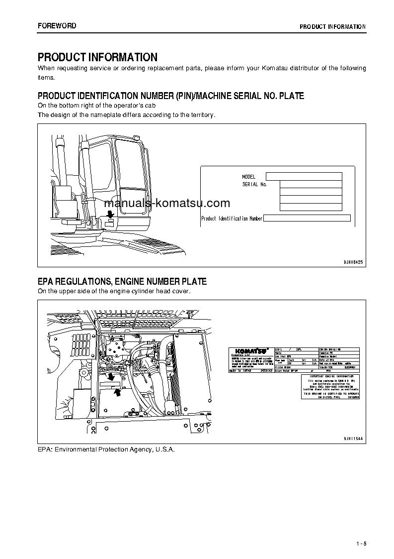Protected: PC228USLC-3(JPN)-E0 S/N 40001-41973 Operation manual (English)