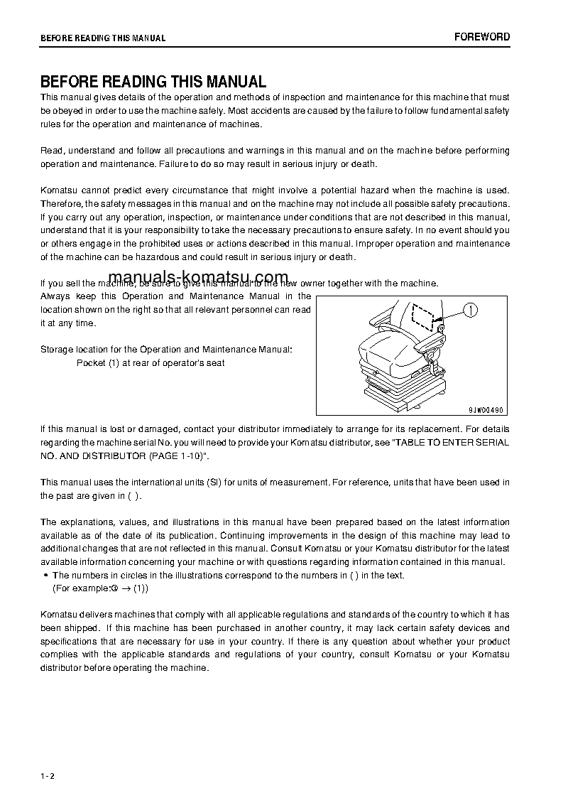 Protected: WA800-3(JPN)-E0 S/N 70001-UP Operation manual (English)
