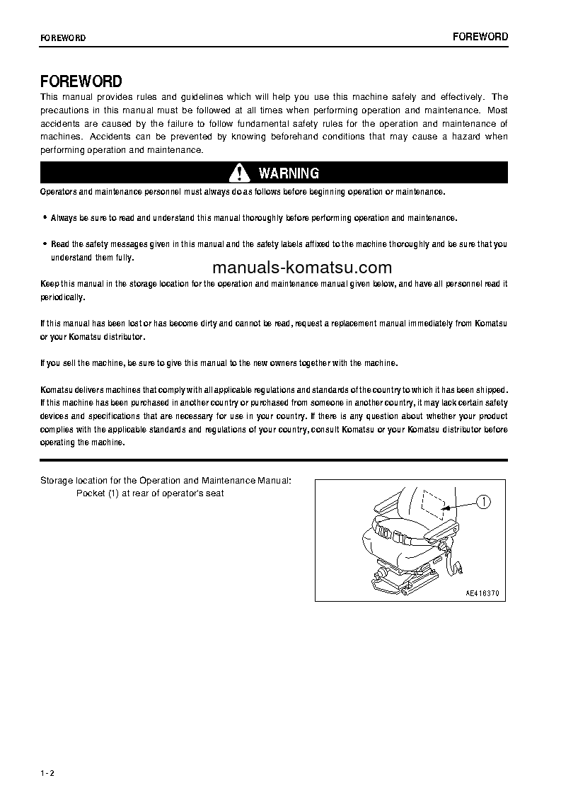 Protected: WD600-3(JPN) S/N 50001-UP Operation manual (English)