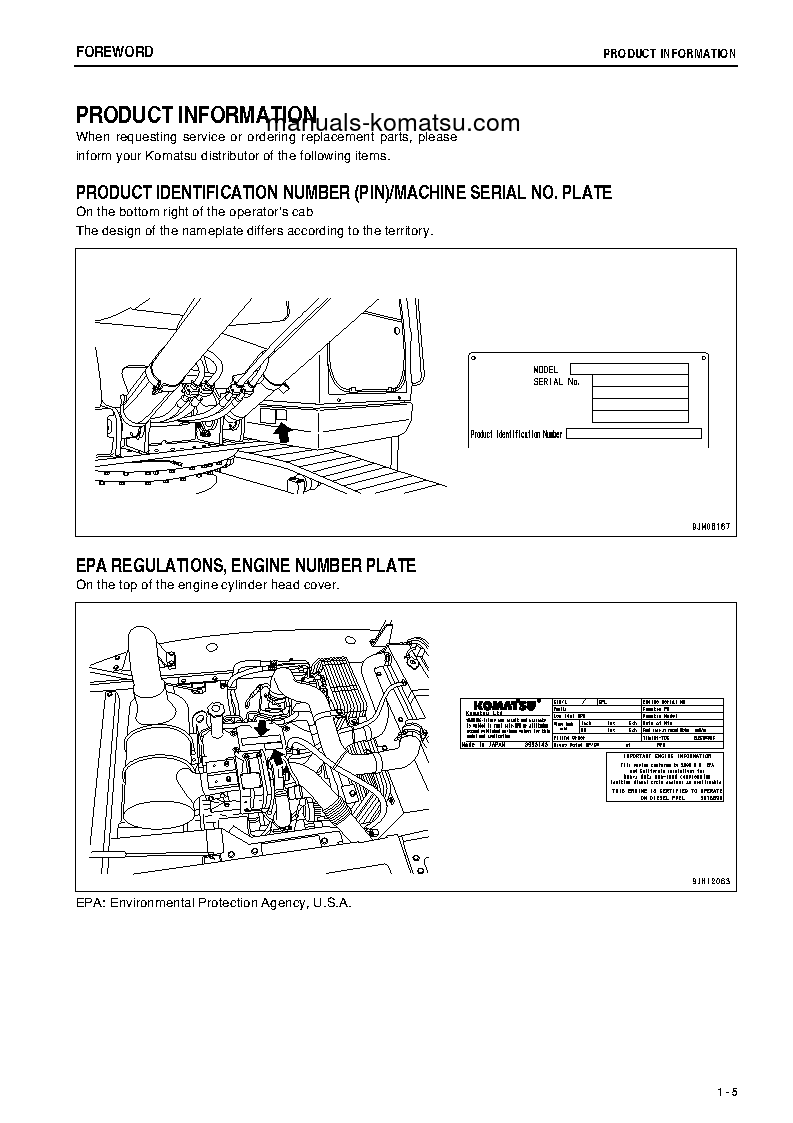 Protected: PC160LC-7(JPN)-E0 S/N 20001-UP Operation manual (English)