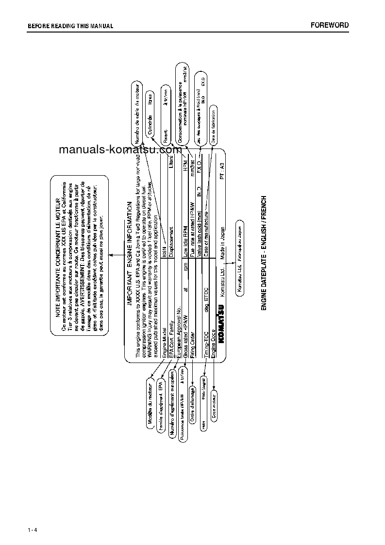 Protected: WA470-6(JPN) S/N 85001-85401 Operation manual (English)