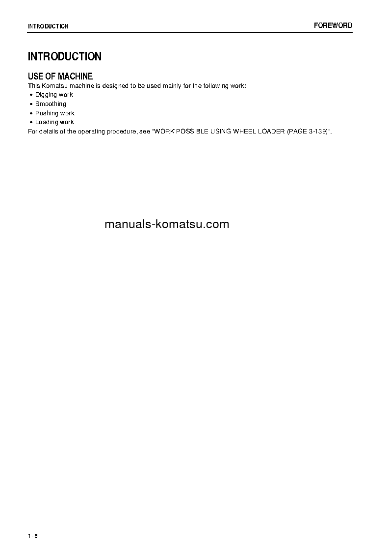 Protected: WA470-6(JPN) S/N 85001-85401 Operation manual (English)