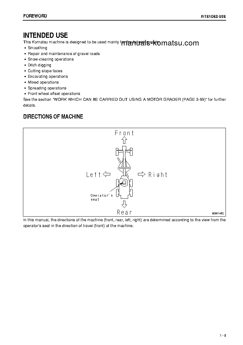 Protected: GD555-3(JPN)-A S/N 11001-UP Operation manual (English)