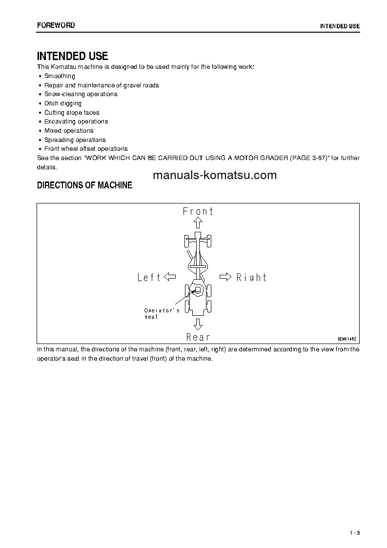 Protected: GD675-3(JPN)-A S/N 11001-UP Operation manual (English)