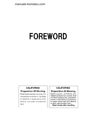 PC350LC-8(JPN)-WORK EQUIPMENT GREASE 500H S/N 60001-61206 Operation manual (English)