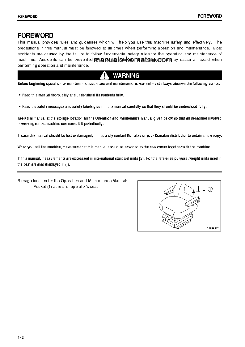 Protected: WA200L-5(JPN) S/N 68582-UP Operation manual (English)