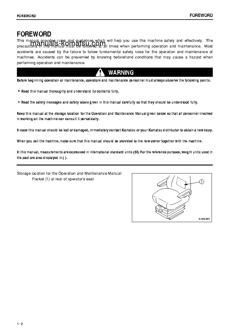 Protected: WA250PT-5(JPN) S/N 72302-UP Operation manual (English)