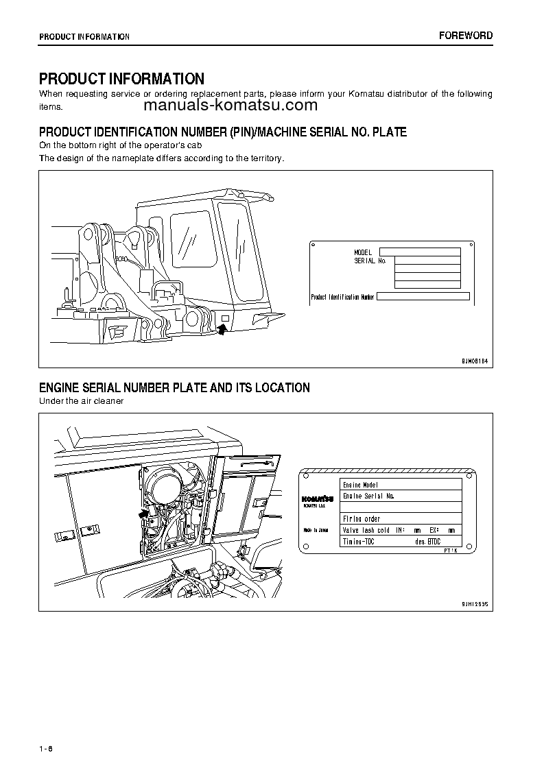 Protected: PC1250-8(JPN)-R S/N 35017-35160 Operation manual (English)