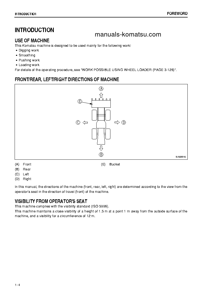Protected: WA320-6(JPN) S/N 70001-70586 Operation manual (English)