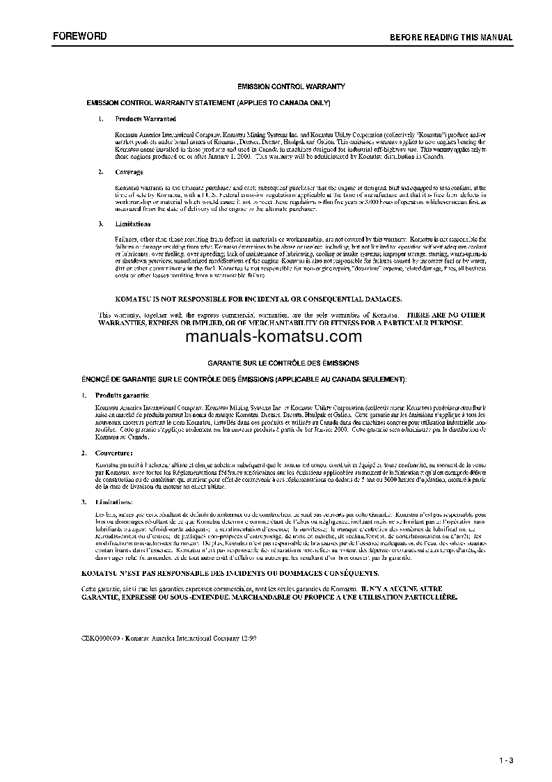 Protected: WA600-6(JPN) S/N 60361-60435 Operation manual (English)