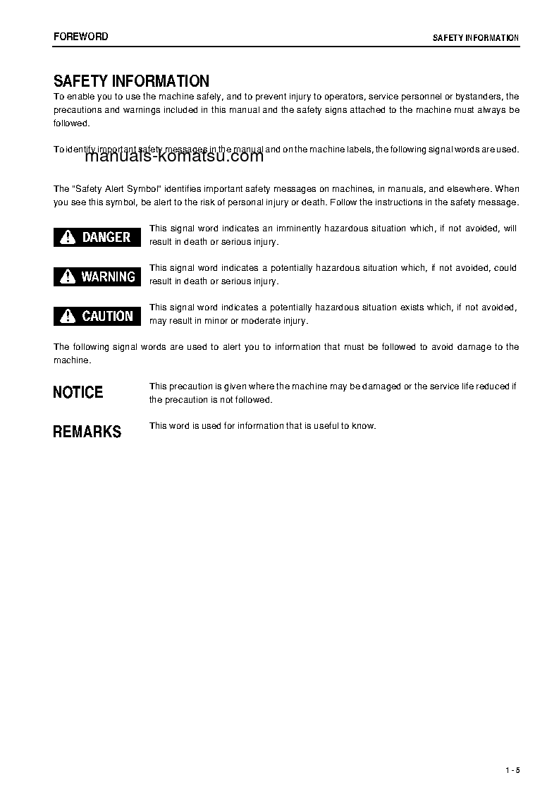 Protected: WA600-6(JPN) S/N 60361-60435 Operation manual (English)