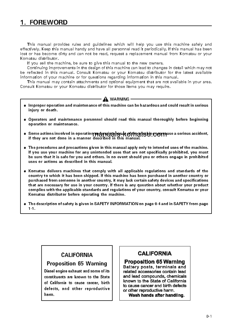 Protected: WA250-3(JPN) S/N 53305-UP Operation manual (English)