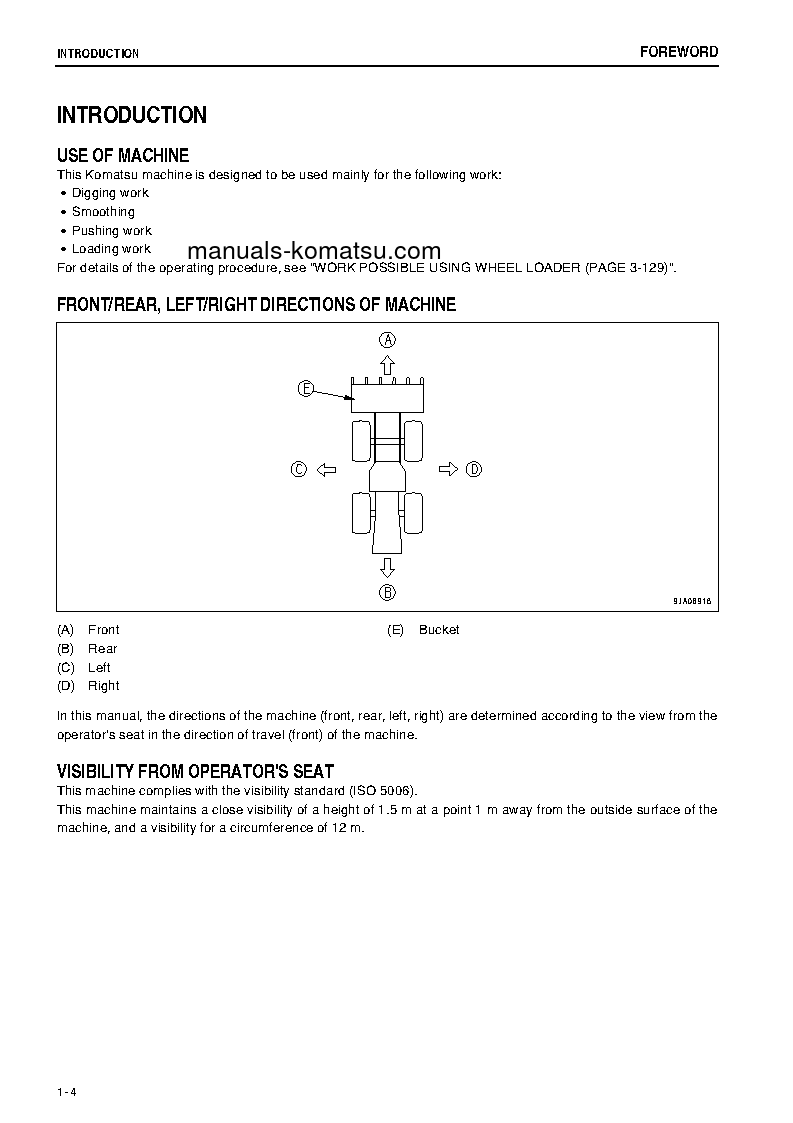 Protected: WA250PZ-6(JPN)-FOR N. AMERICA S/N 75001-75812 Operation manual (English)