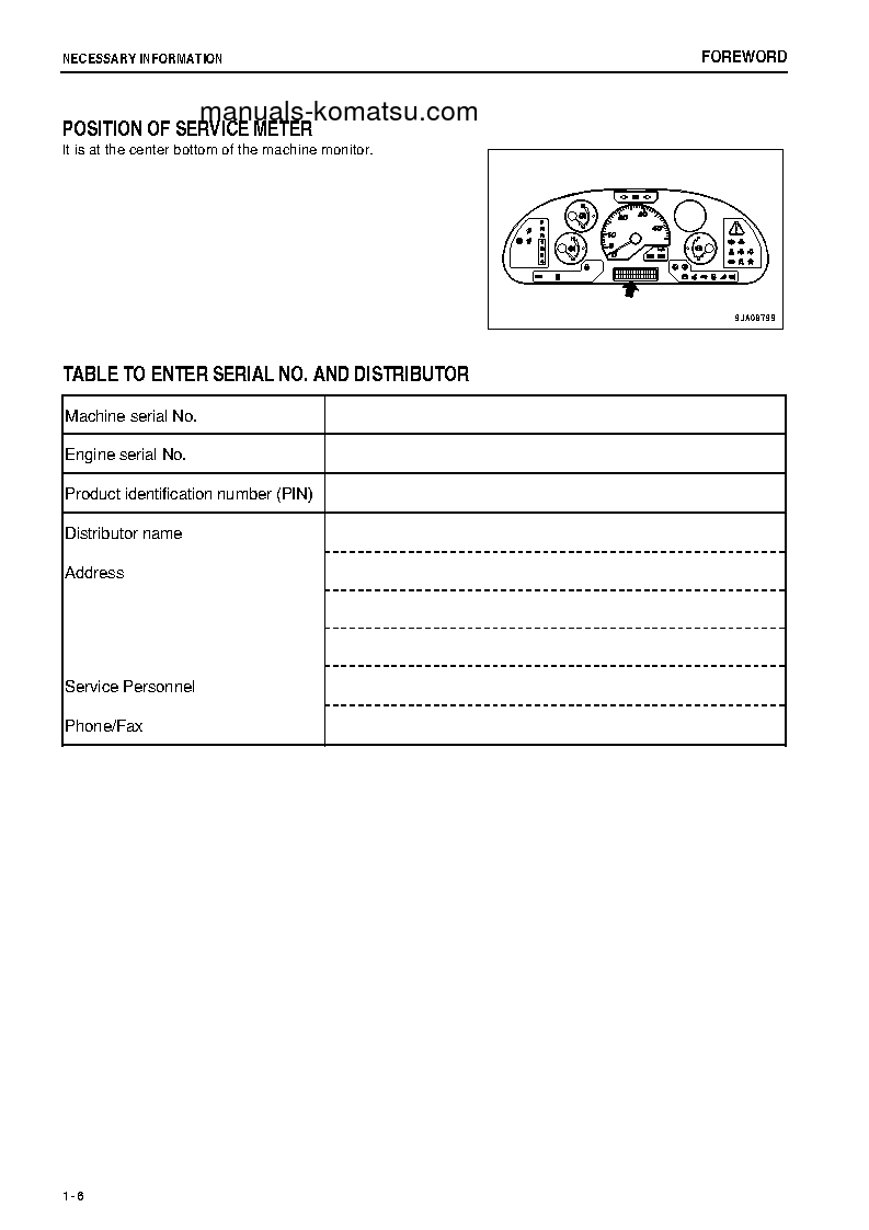 Protected: WA250PZ-6(JPN)-FOR N. AMERICA S/N 75001-75812 Operation manual (English)