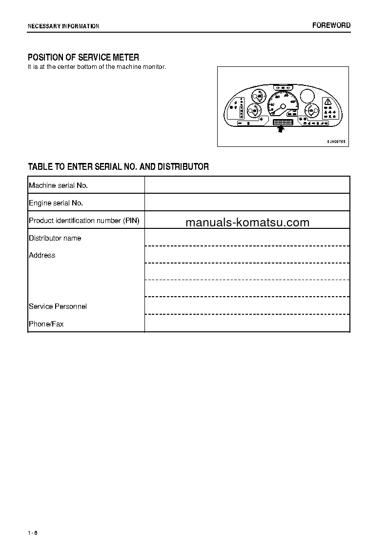 Protected: WA200PZ-6(JPN)-FOR N. AMERICA S/N 70001-71079 Operation manual (English)
