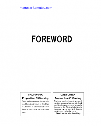 PC130-8(THA) S/N C30001-UP Operation manual (English)