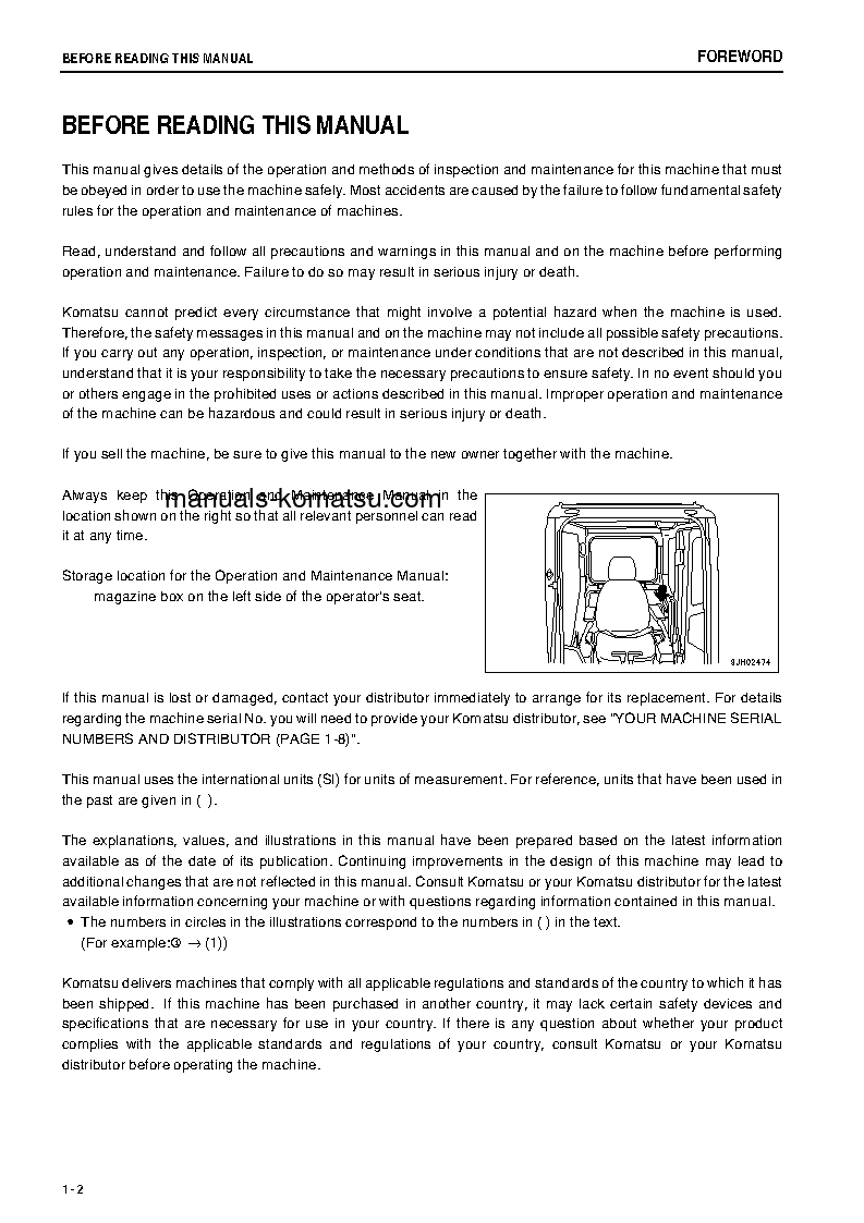 Protected: PC130-8(THA) S/N C30001-UP Operation manual (English)