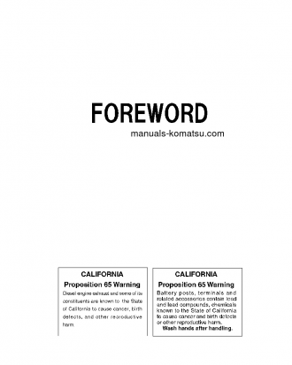 PC130-8(JPN) S/N 80001-82502 Operation manual (English)