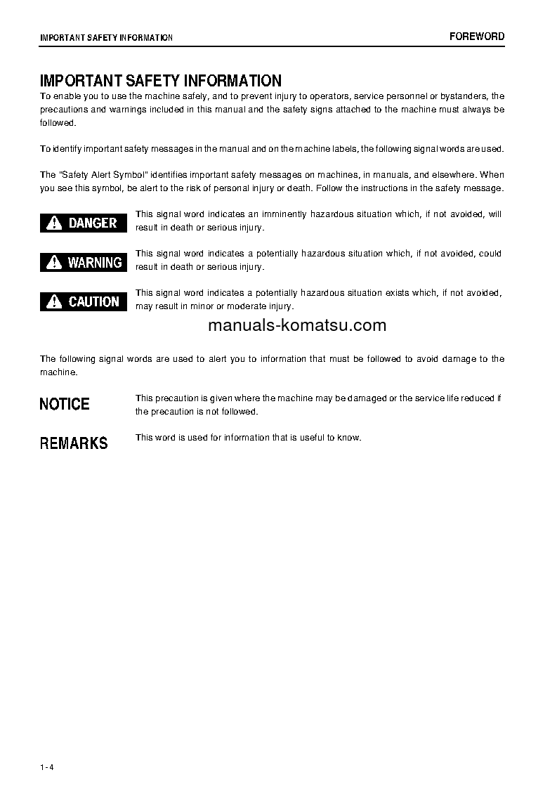 Protected: D65WX-15(JPN)-E0, POWER ANGLE TILT S/N 69105-UP Operation manual (English)