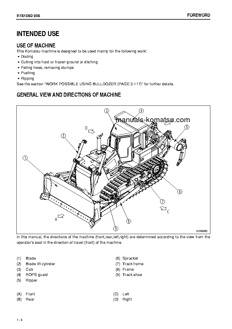 Protected: D85PX-15(JPN)-E0 S/N 11474-11600 Operation manual (English)