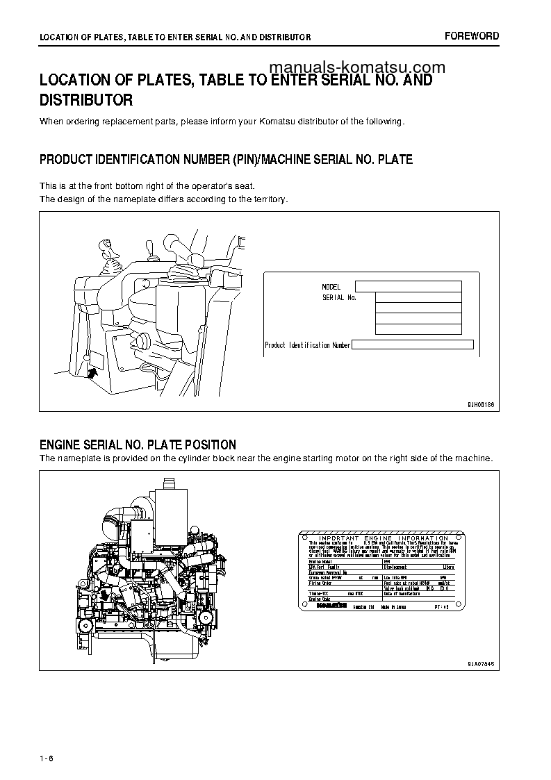 Protected: D85PX-15(JPN)-E0 S/N 11474-11600 Operation manual (English)