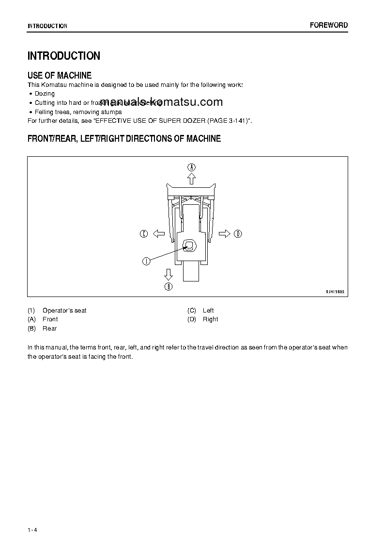 Protected: D475ASD-5(JPN)-E0, SUPER DOZER S/N 30071-30125 Operation manual (English)