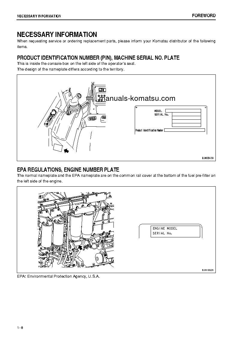 Protected: D475ASD-5(JPN)-E0, SUPER DOZER S/N 30071-30125 Operation manual (English)