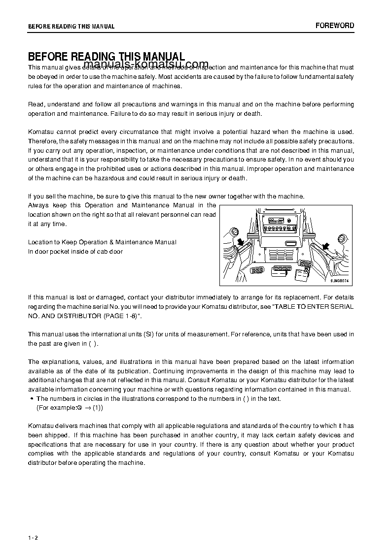 Protected: D275AX-5(JPN)-E0 S/N 30132-30208 Operation manual (English)