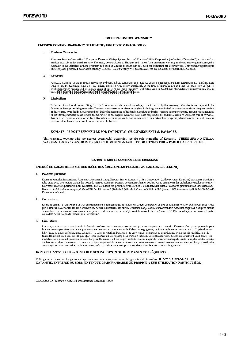 Protected: PC1250LC-7(JPN) S/N 20001-UP Operation manual (English)