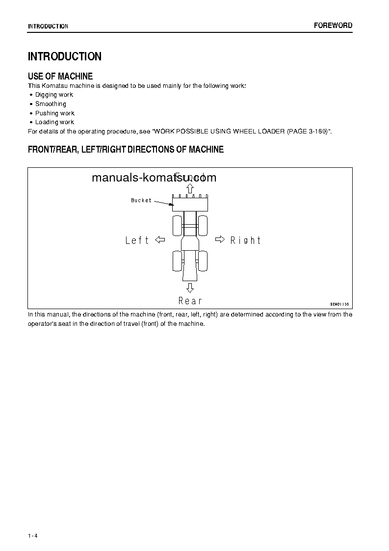Protected: WA600-6(JPN) S/N 60436-60633 Operation manual (English)