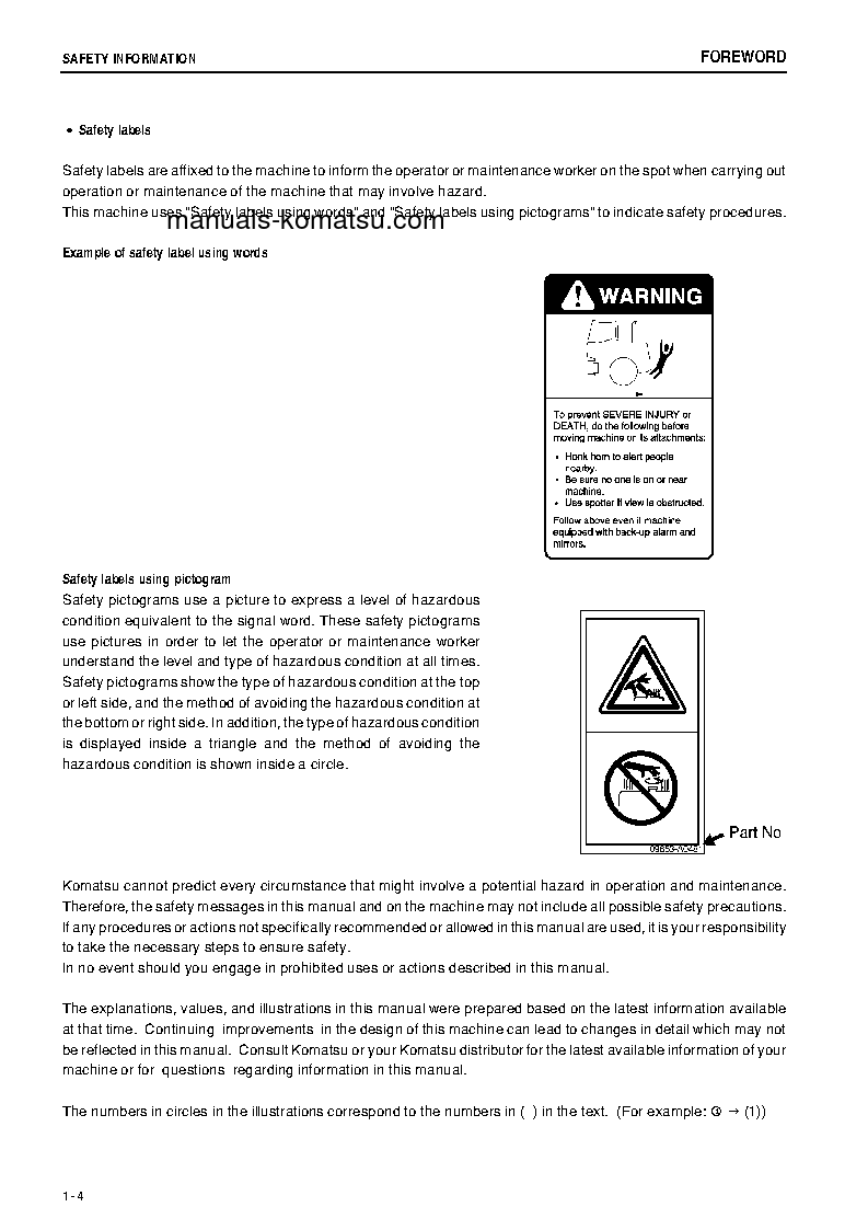Protected: WA1200-3(JPN) S/N 50075-50101 Operation manual (English)