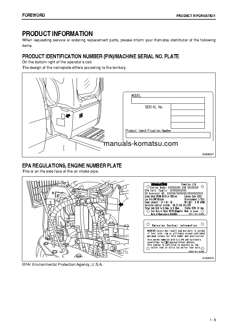 Protected: PC78US-8(JPN) S/N 15001-16028 Operation manual (English)