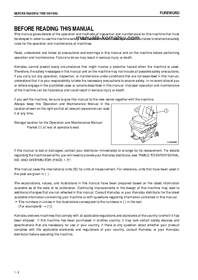 Protected: WA480-6(JPN) S/N 85390-90000 Operation manual (English)