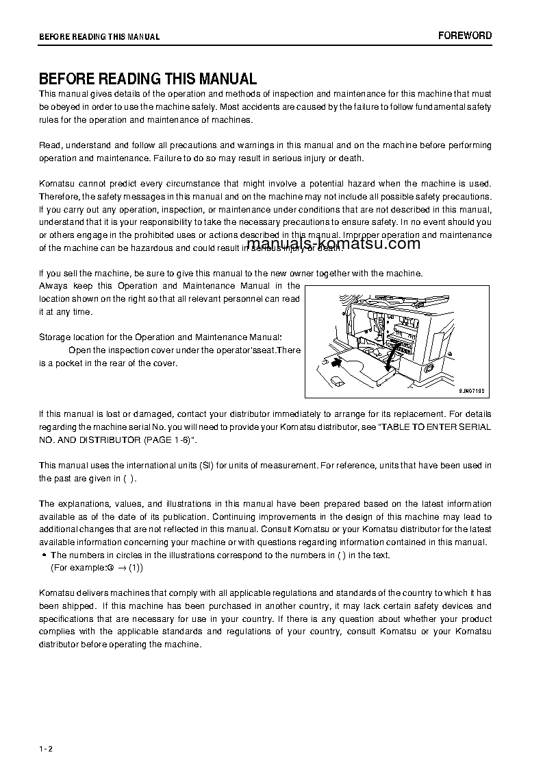 Protected: WA50-6(JPN) S/N 60001-60516 Operation manual (English)