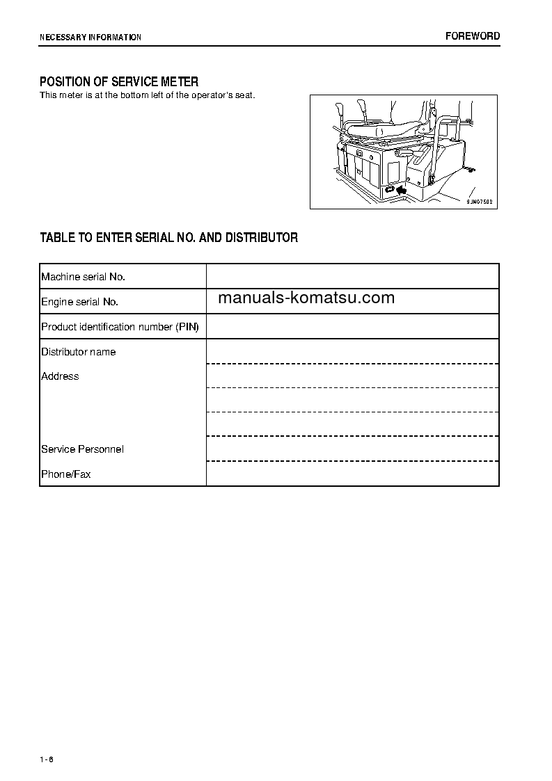 Protected: WA50-6(JPN) S/N 60001-60516 Operation manual (English)
